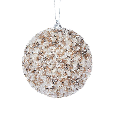 Champagne Crystals Bauble (6791170621506)