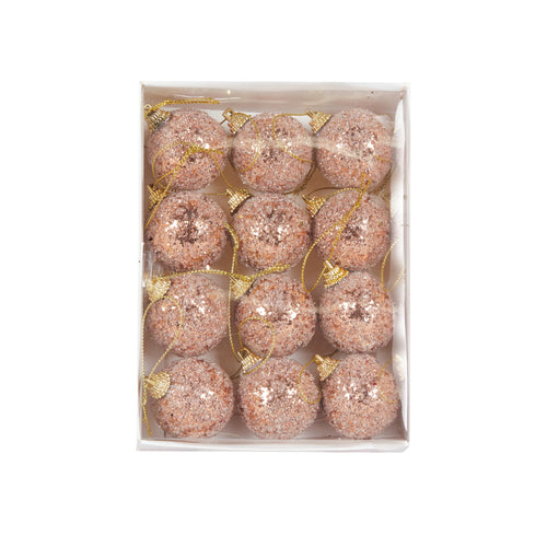 Mini Copper Sugar Baubles 12PK (6791175602242)