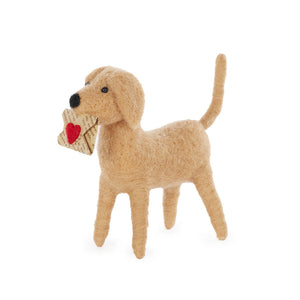 Wool Labrador with Love Letter (6879586353218)