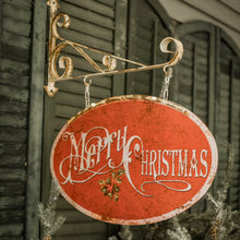 Load image into Gallery viewer, E12906 - Red Merry Christmas Bracket Sign (6719961137218)