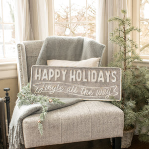 E193121 - 24" Happy Holidays Sign (6864486039618)