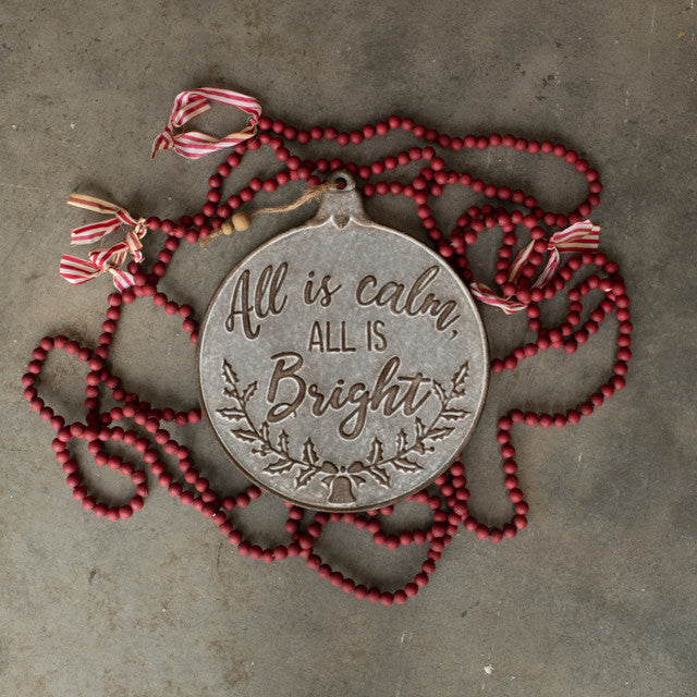 E203110 - All is Calm Ornament Plaque (6874928709698)
