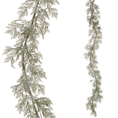 G3902535 - 6' Iced Cedar Garland (6715031912514)