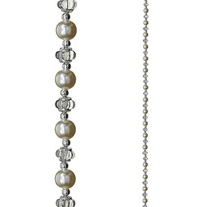 G4216331 - 6' Pearl & Crystal Garland (6851630727234)