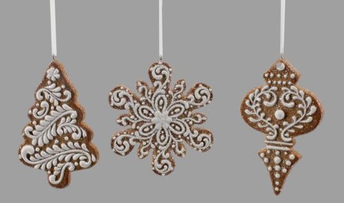 Gingerbread Ornaments Hanging - GTE080 (6646255517762)