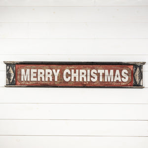 H195182 - 48" Red Merry Christmas Sign (6866256527426)