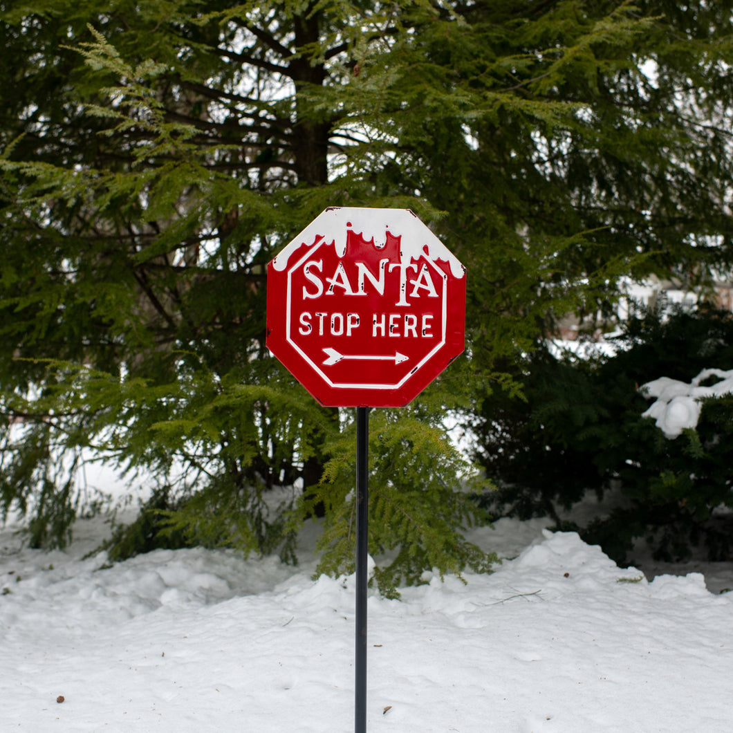 HY204208 - Santa Stop Sign (6863628632130)