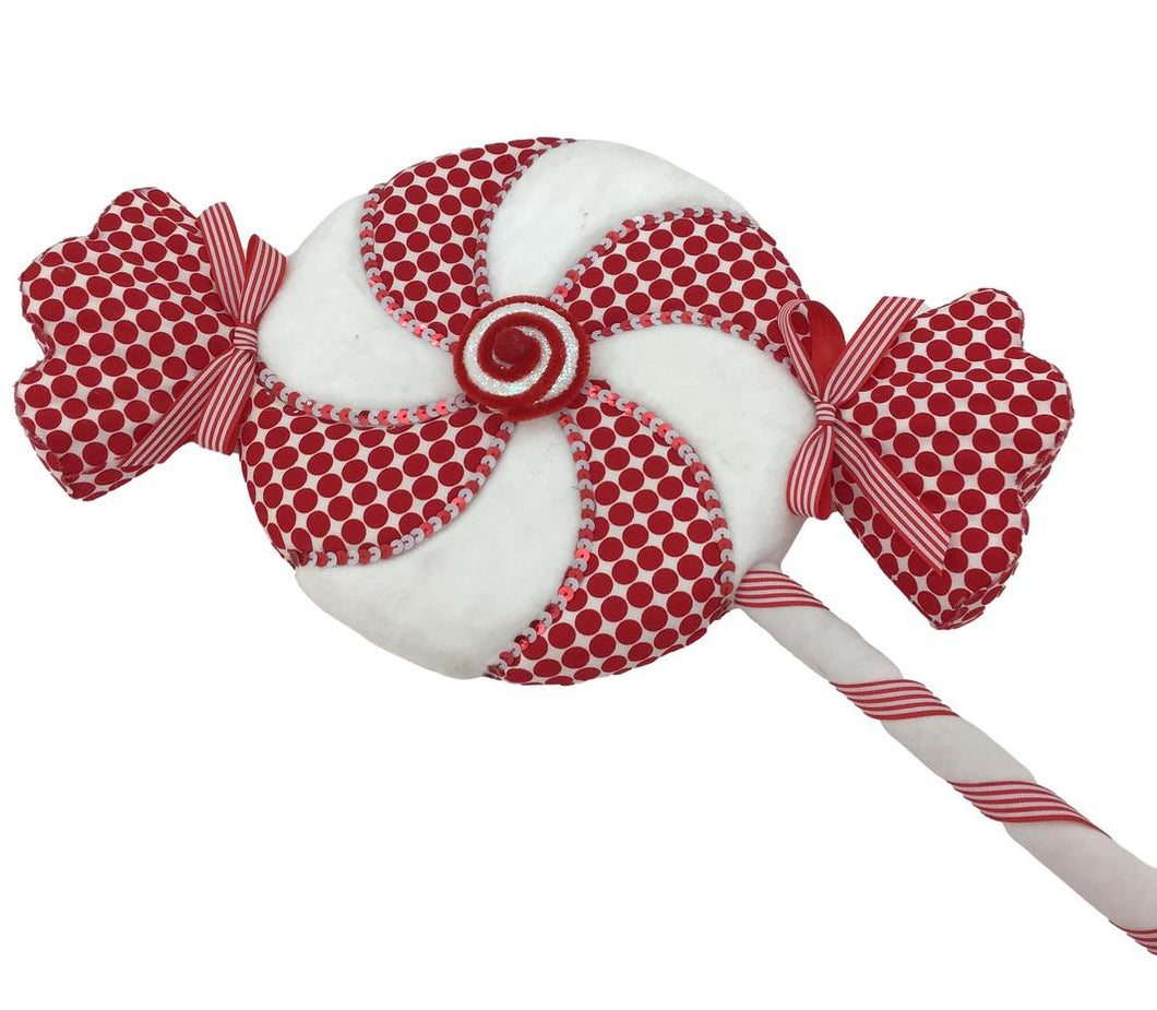 JLJ026 - Red White Wrapped Lolly Pick (6810047545410)