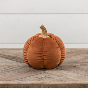 LA207868 - 7" Orange Fabric Pumpkin (6864827285570)