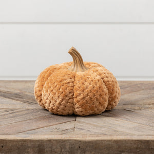 LA207898 - 6.25" Fuzzy Orange Pumpkin (6864828727362)