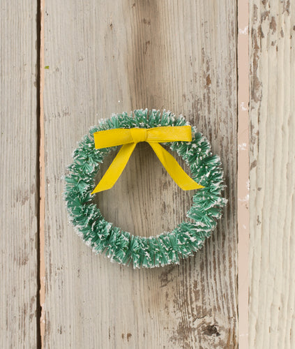 LC2410 - Teal Wreath with Yellow Bow (6912502399042)