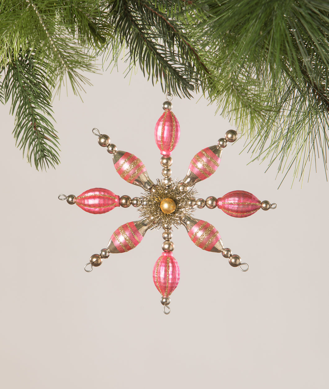 LC2430 - Hot Pink Starburst Ornament (6912503676994)