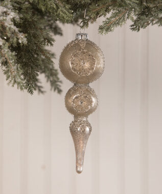 LC9570 - White Elegant Finial Indent Ornament (4671544229954)