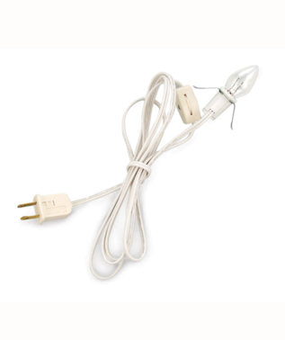 LT3894 - Clear C7 Light with White Cord (4671958843458)
