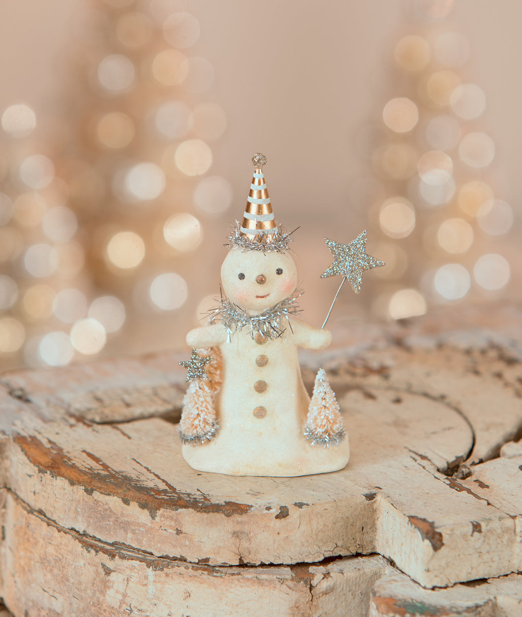 Shine Brite Mini Snowman with Star Wand - MA1077 (6743469260866)