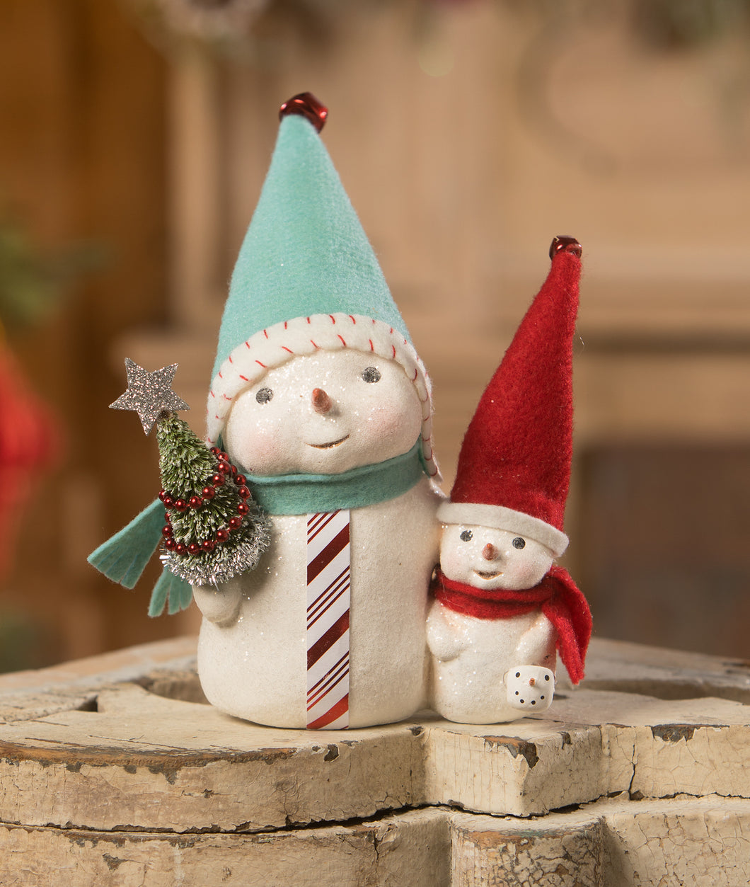 MA2081 - Mama and Baby Snow Family (6912515244098)