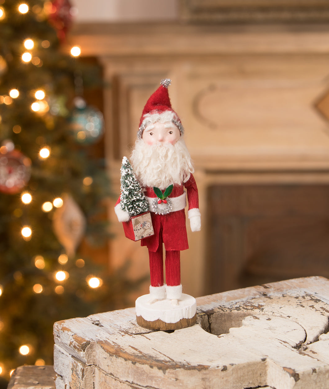 Sweet Santa Holding Tree - MA1083 (6743470276674)