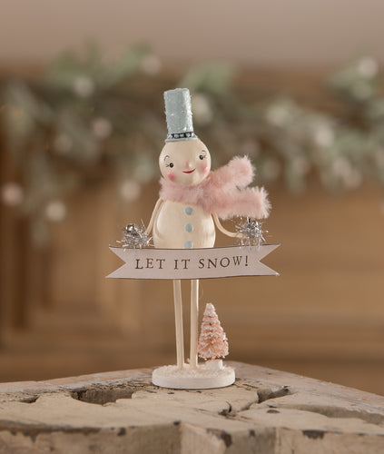 Let it Snow Pastel Snowman - ML1085 (6743470637122)