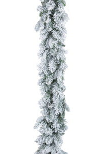 274cmL Snowy Wesley LED Christmas Garland (6664901591106)