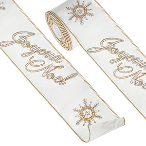 R4227752 - 4" x 10yard Ribbon Joyeux Noel (6858835329090)