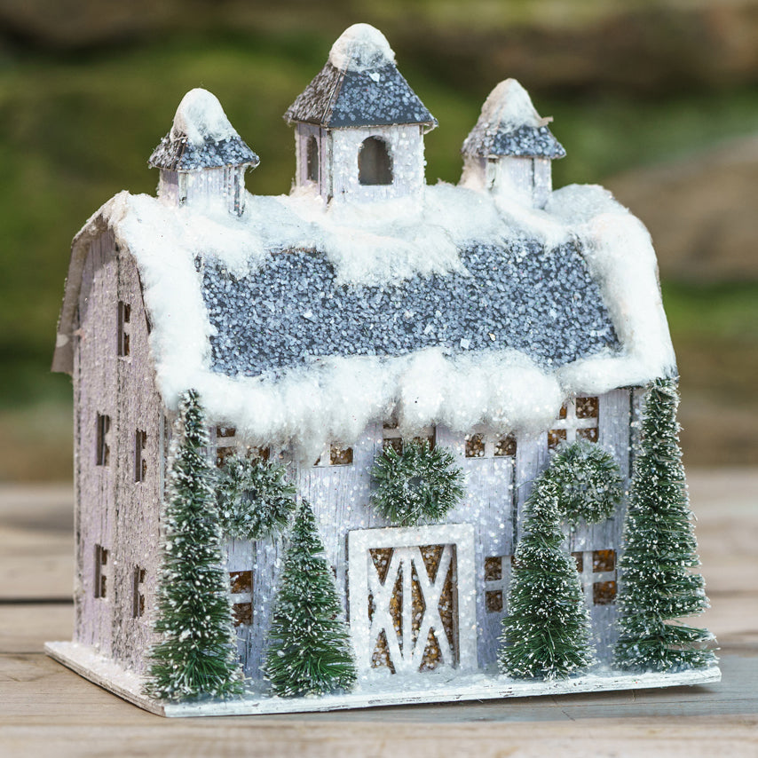 SW147262 - Small Dutch White Barn (6613625143362)