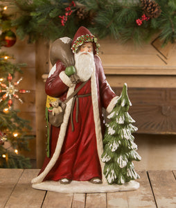 TD2144 - Traditional Father Christmas with Tree (6912533233730)