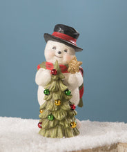 Load image into Gallery viewer, TD9080 - Trimming the Tree Snowman (4671971721282)