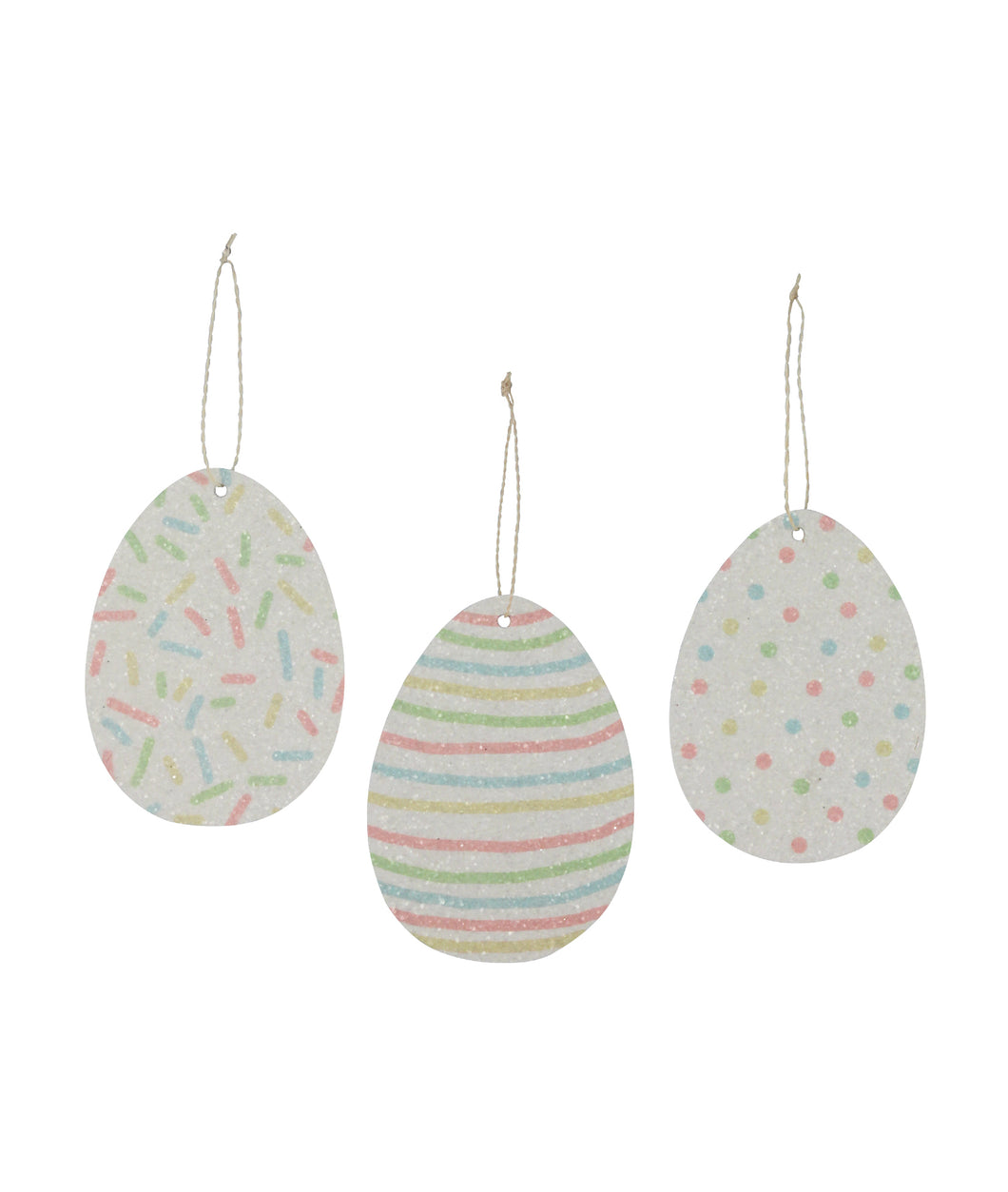 TL0224 - Confetti Pressed Paper Egg Ornament (4782243610690)