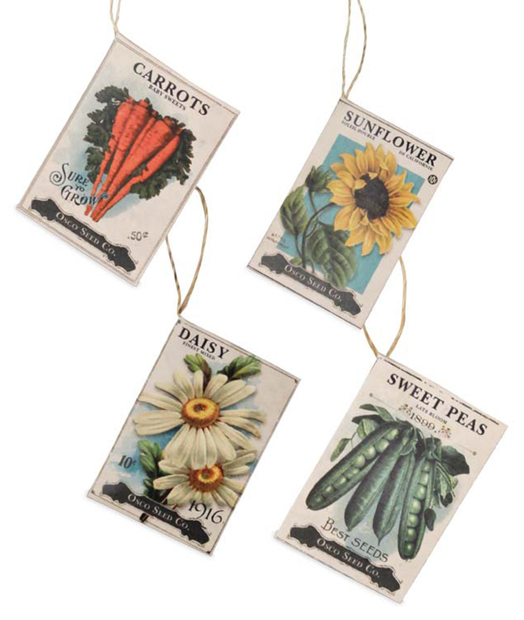 TL7800 - Seed Packet Ornament Set of 4 (4782246494274)