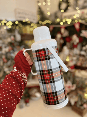 Tartan Thermo Flask 2L - Christmas Market (6768631447618)