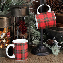 Load image into Gallery viewer, WS182421 - Red Tartan Mug (6613628158018)