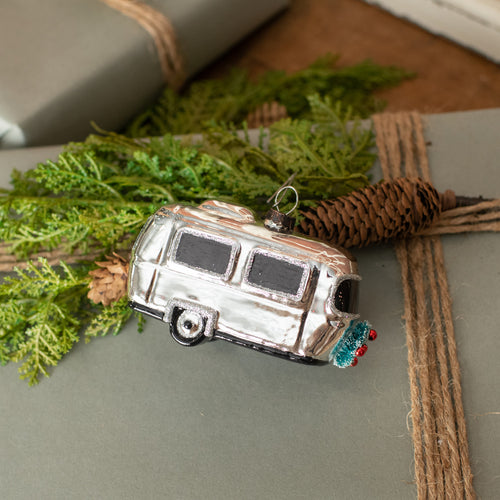WS192373 - Silver Camper Ornament (6864824172610)