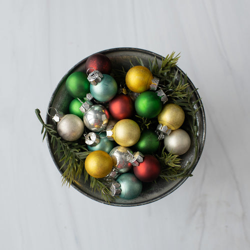 WS202025 - Set of 24 Classic Multi Colour Mini Ball Ornament (6863640821826)