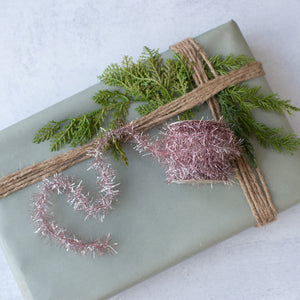 WS202045 - 72" Pink Tinsel Garland Spool (6863642558530)