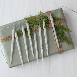 WS202221 - 8" White Icicle Garland (6863644753986)