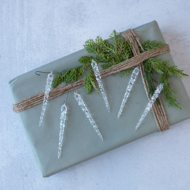 WS202244 - Set of 6 Clear Northern Icicles (6863647670338)