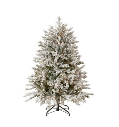 4.5 Foot Flocked Snake Light Tree (6769473945666)