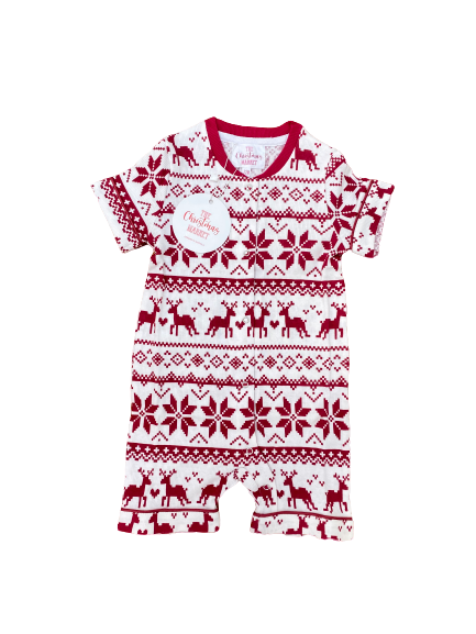 Fair Isle PJ's - Baby Romper (4540424290370)