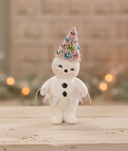 TL1355 - Pastel Merry Snowman With Tree (6743960059970)
