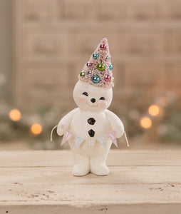 TL1355 - Pastel Merry Snowman With Tree (6743960059970)