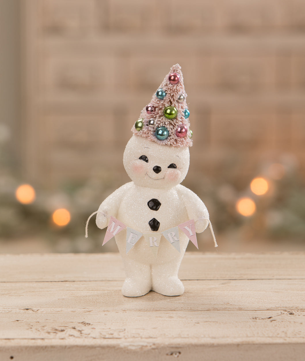 TL1355 - Pastel Merry Snowman With Tree (6743960059970)