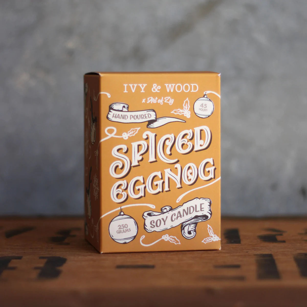 Spiced Eggnog Christmas Candle