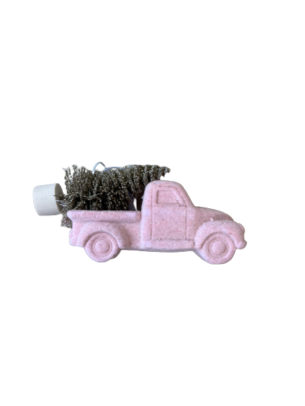 Pink Glitter Truck with Tree (6821038194754)