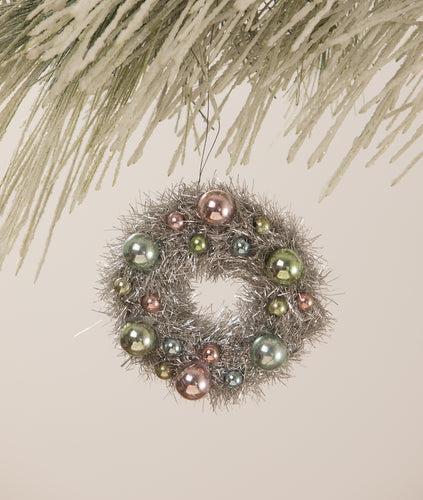 LC1550 - Pastel Tinsel Wreath Ornament (6743975624770)
