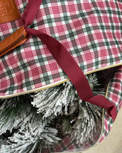 Load image into Gallery viewer, Pre Order - The Christmas Market Luxe Tree Storage Bag - TARTAN (6748695756866)