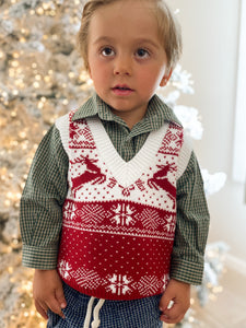 Childrens Fair Isle Vest (4785705582658)