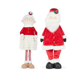 Standing Santa & Mrs Claus Extendable (6791842693186)
