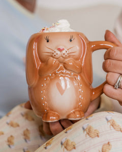 Large Posey Bunny Mug (6887286014018)