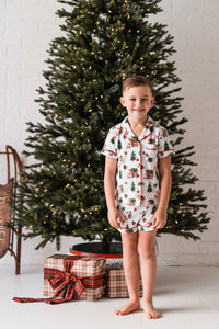 Kids Summer Santa PJ Set - PRE ORDER (6776441438274)