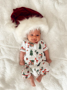 Baby Summer Santa PJ Set - PRE ORDER (6776486232130)